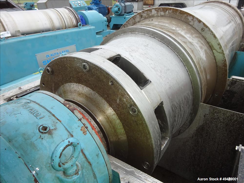 Used Sharples PM-75000 Super-D-Canter Centrifuge, stainless steel construction