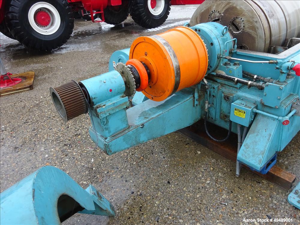 Used Sharples PM-75000 Super-D-Canter Centrifuge, stainless steel construction
