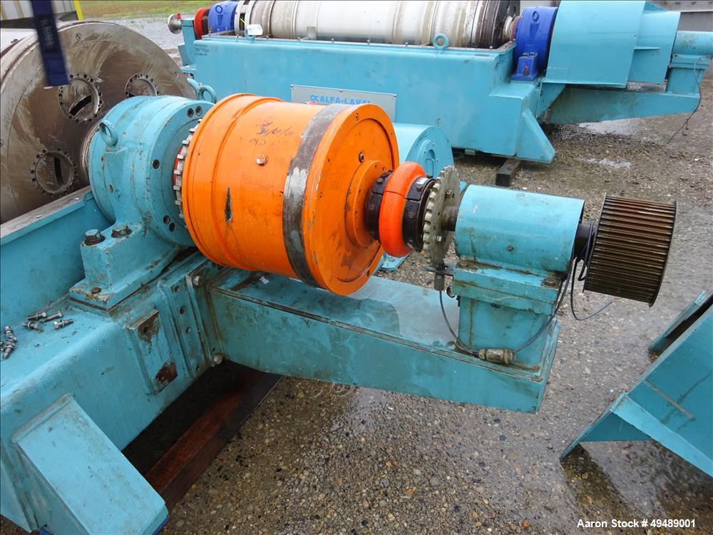 Used Sharples PM-75000 Super-D-Canter Centrifuge, stainless steel construction
