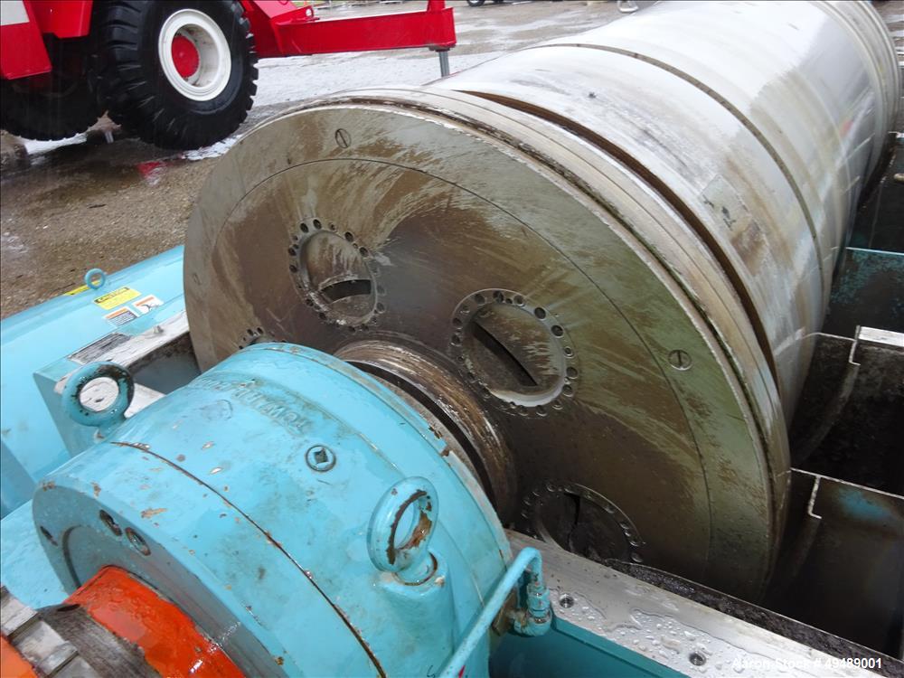 Used Sharples PM-75000 Super-D-Canter Centrifuge, stainless steel construction