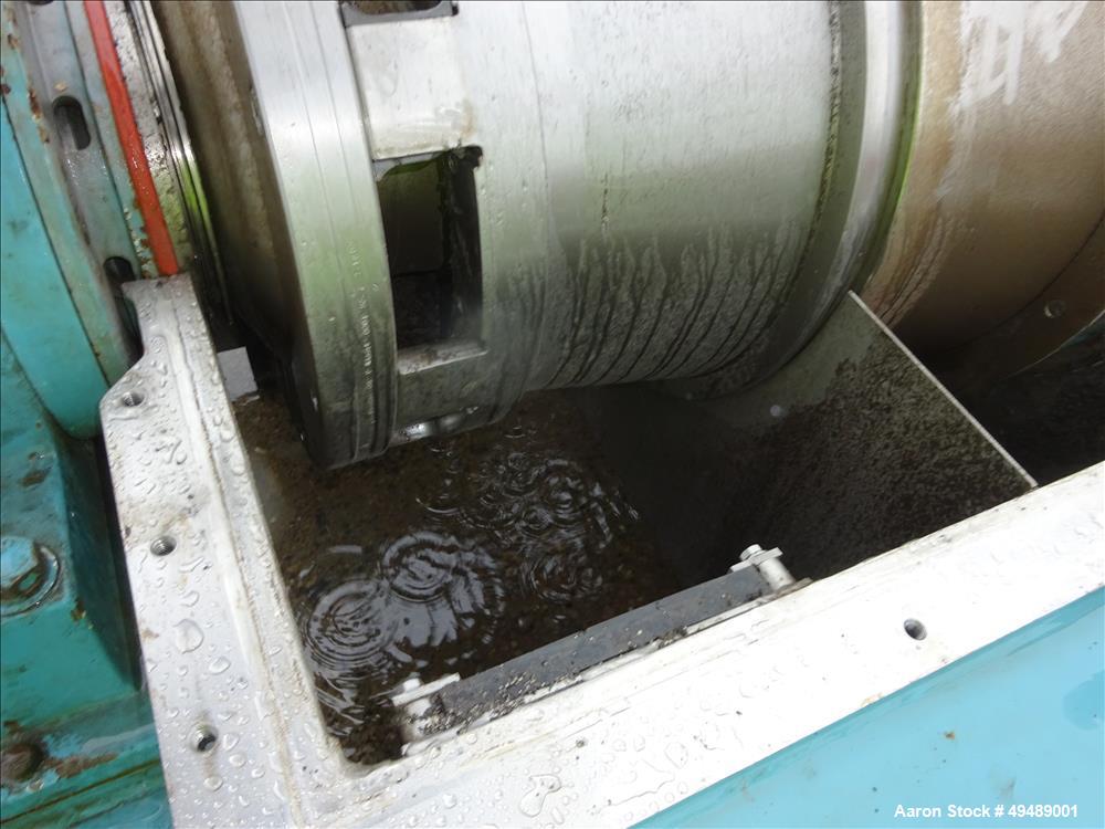 Used Sharples PM-75000 Super-D-Canter Centrifuge, stainless steel construction