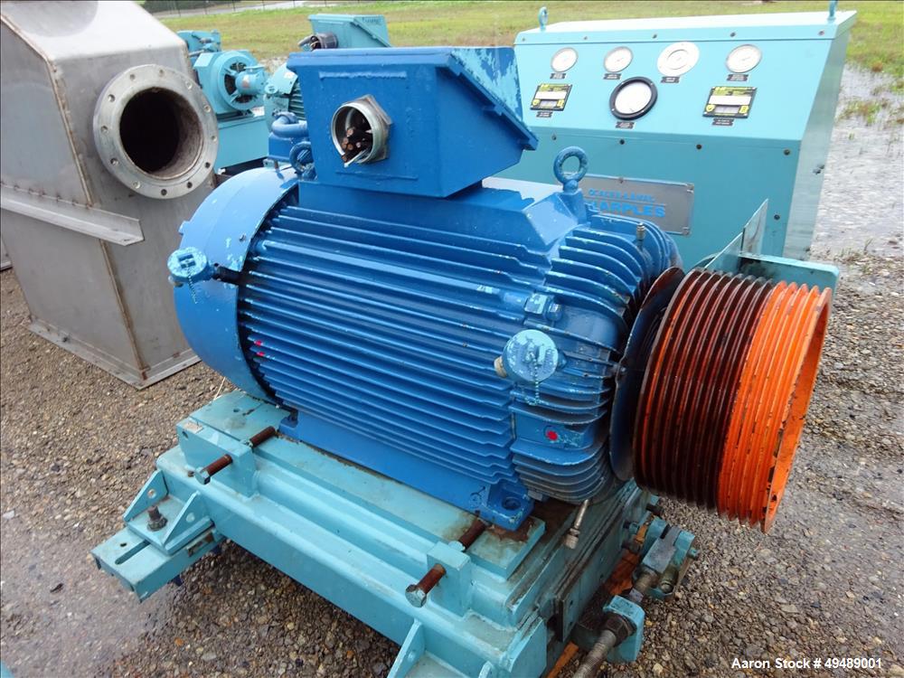 Used Sharples PM-75000 Super-D-Canter Centrifuge, stainless steel construction