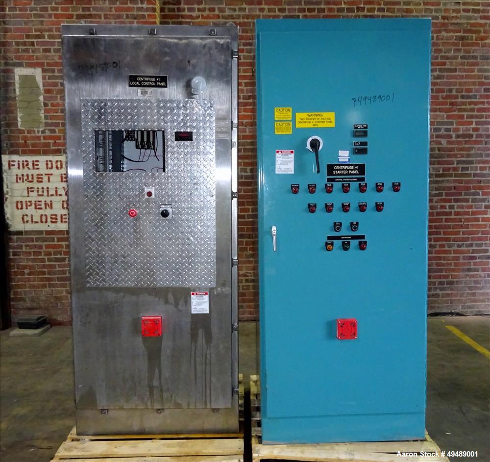 Used Sharples PM-75000 Super-D-Canter Centrifuge, stainless steel construction