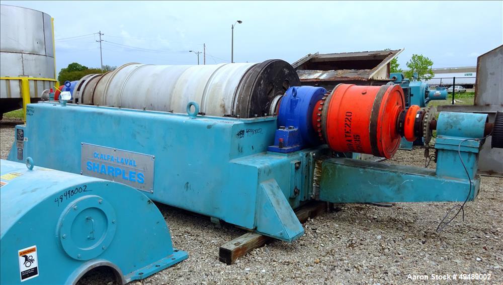 Used Sharples PM-75000 Super-D-Canter Centrifuge.