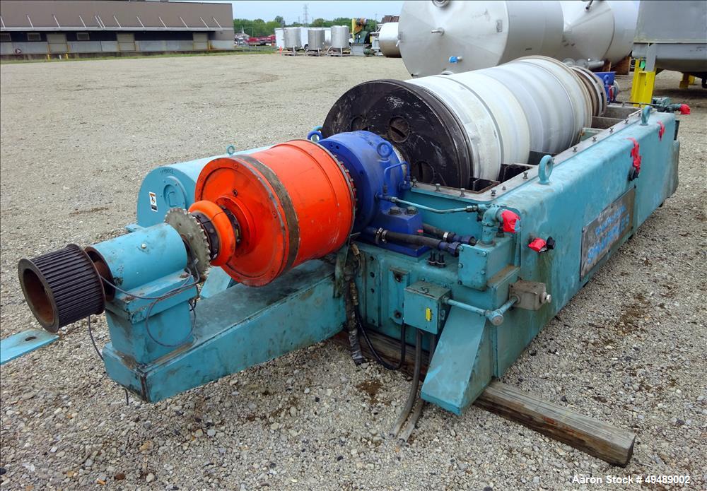 Used Sharples PM-75000 Super-D-Canter Centrifuge.