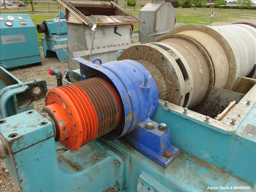 Used Sharples PM-75000 Super-D-Canter Centrifuge.