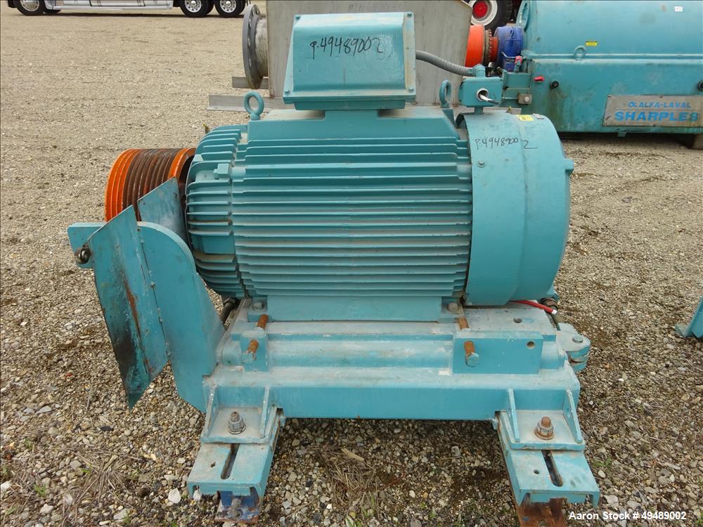 Used Sharples PM-75000 Super-D-Canter Centrifuge.
