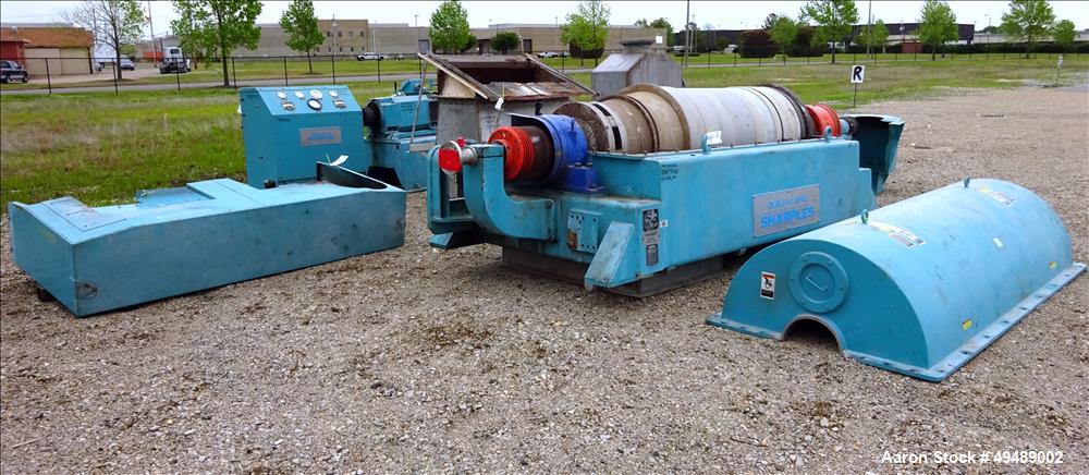 Used Sharples PM-75000 Super-D-Canter Centrifuge.