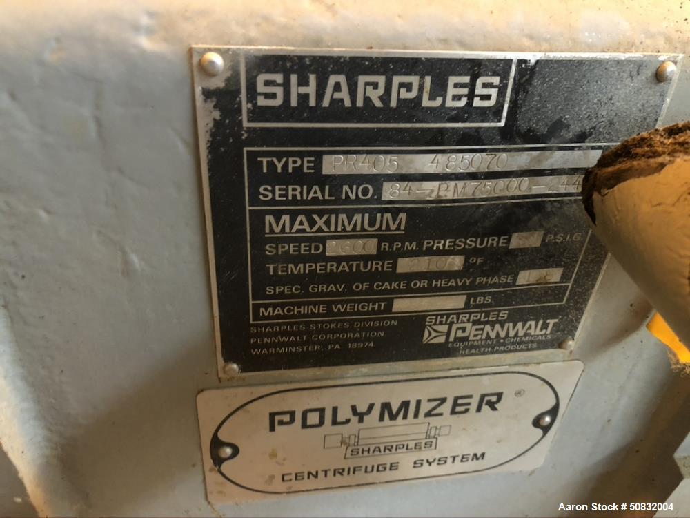 Used Sharples Decanter Centrifuge