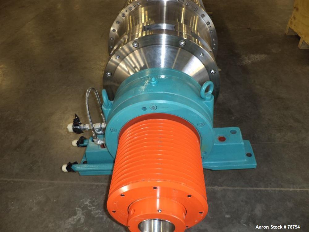 Used Stainless Steel Sharples Super-D-Canter Centrifuge Rotating Assembly