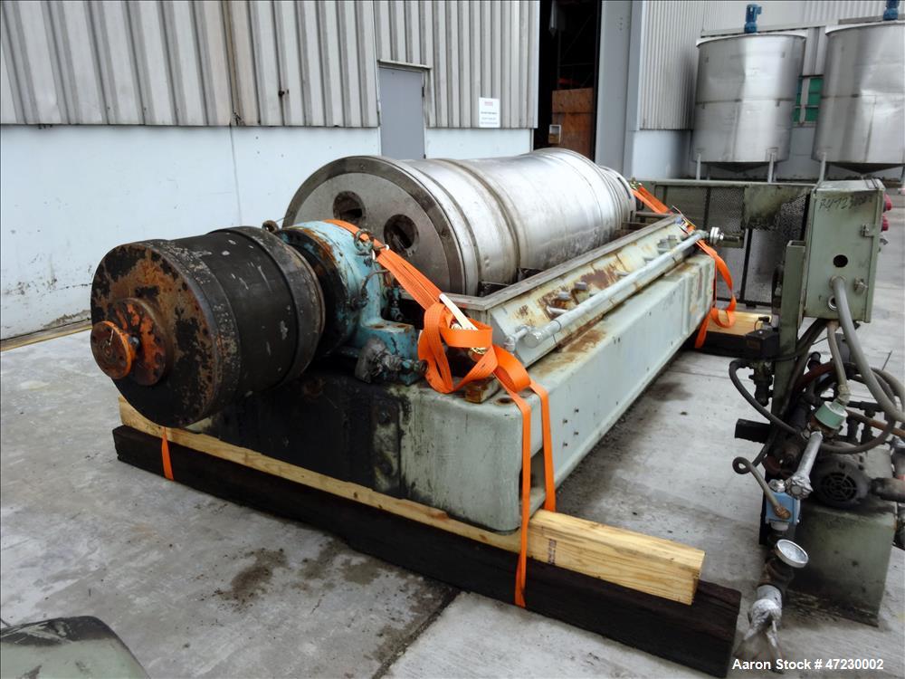 Used- Sharples Super-D-Canter Centrifuge, Model SG-15.