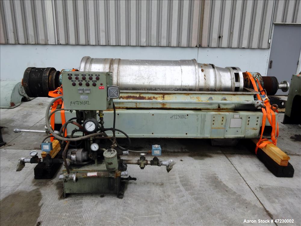 Used- Sharples Super-D-Canter Centrifuge, Model SG-15.