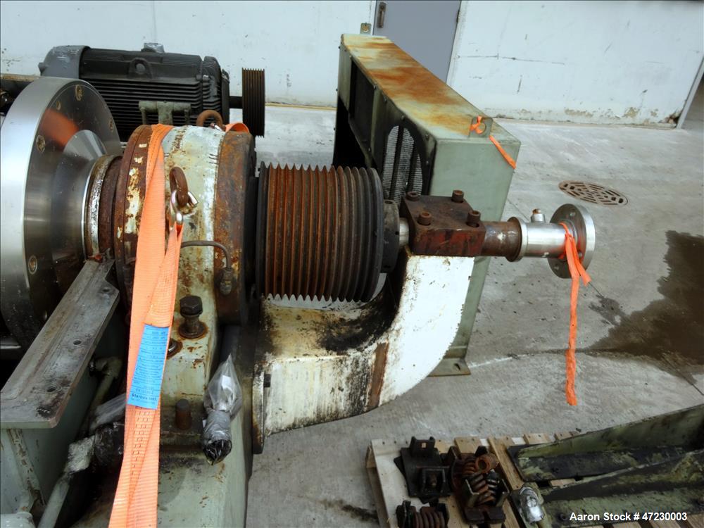 Used Alfa Laval / Sharples SG-15 Super-D-Canter Centrifuge. 316/317 Stainless steel Construction (product contact area), maximum bowl speed 2600 rpm, 360 degree solid discharge ports with sintered tu...