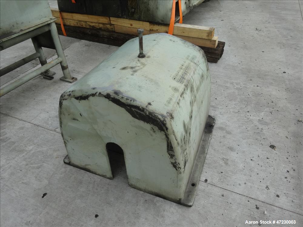 Used Alfa Laval / Sharples SG-15 Super-D-Canter Centrifuge. 316/317 Stainless steel Construction (product contact area), maximum bowl speed 2600 rpm, 360 degree solid discharge ports with sintered tu...