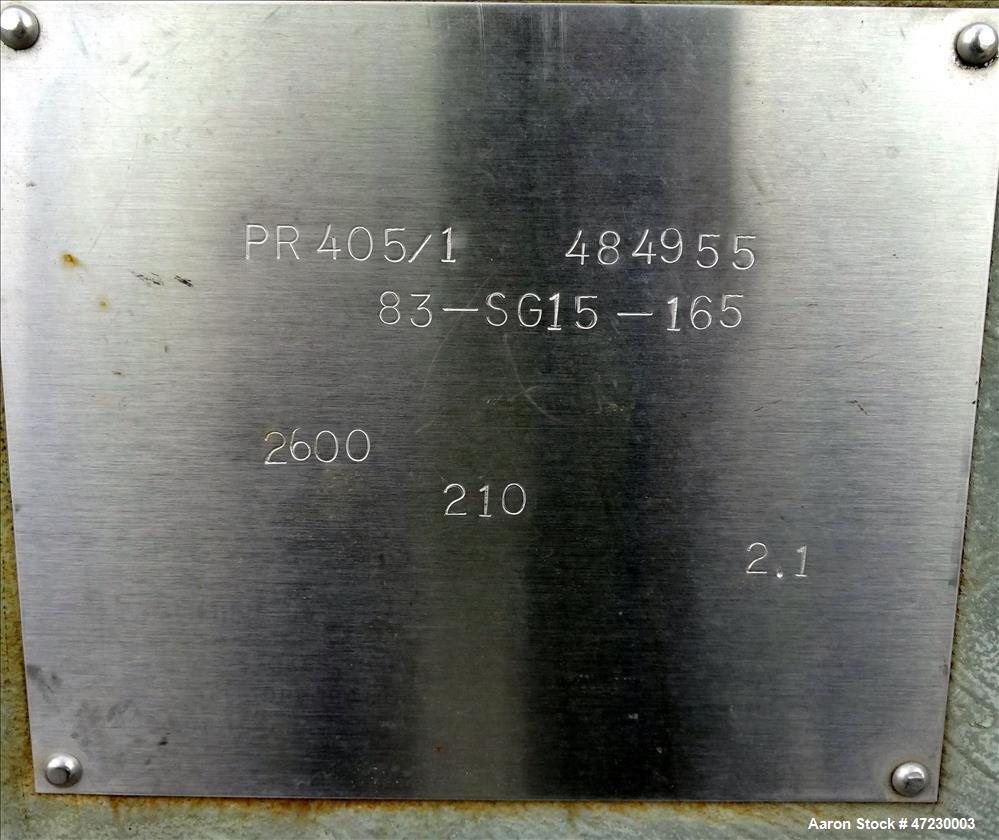 Usado- Centrífuga Alfa Laval / Sharples SG-15 Super-D-Canter. Construcción de acero inoxidable 316/317 (área de contacto con...