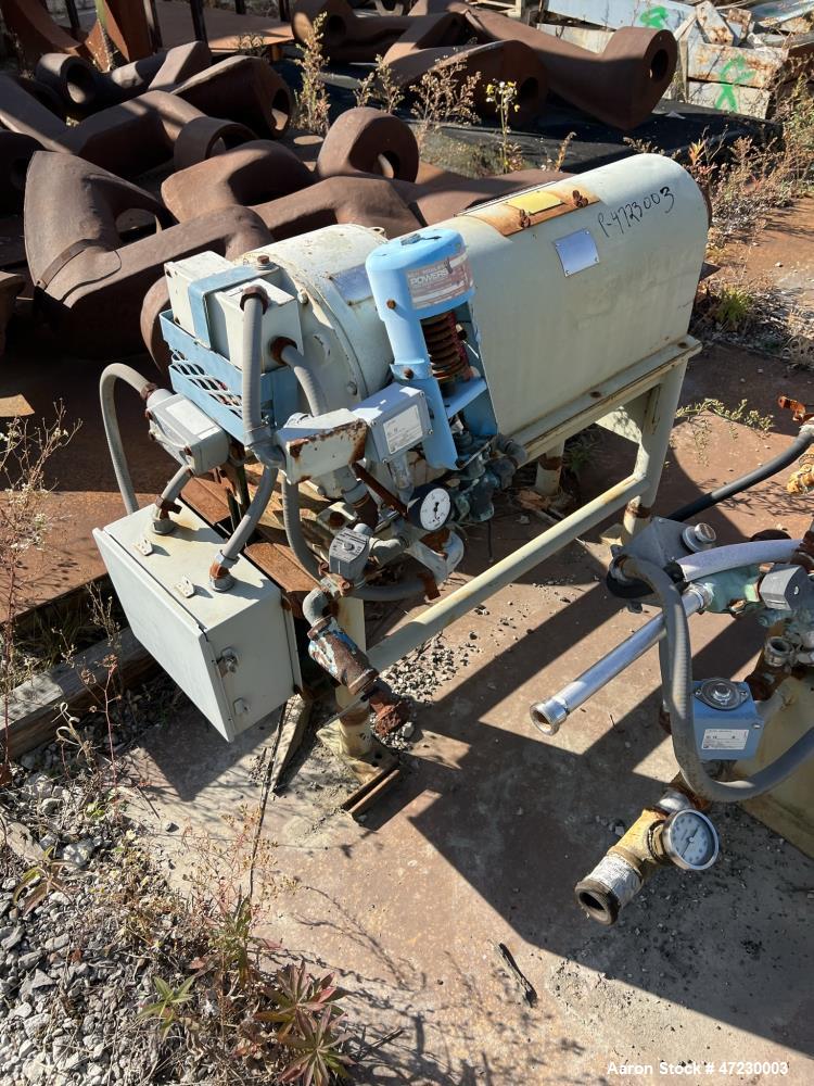 Used Alfa Laval / Sharples SG-15 Super-D-Canter Centrifuge. 316/317 Stainless steel Construction (product contact area), maximum bowl speed 2600 rpm, 360 degree solid discharge ports with sintered tu...
