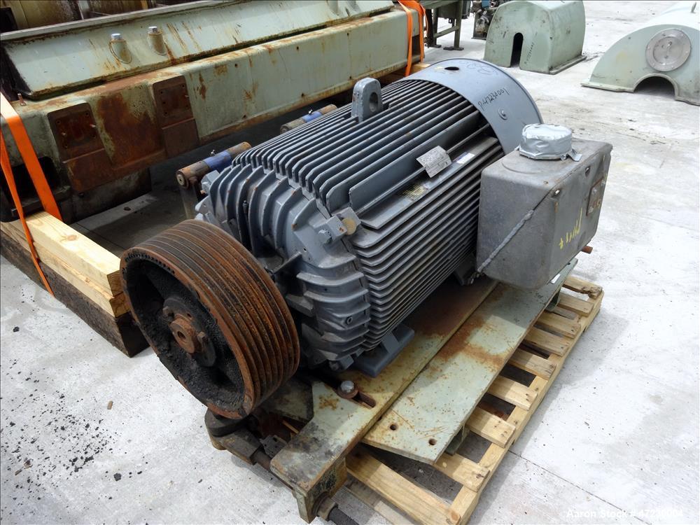Used:- Alfa Laval / Sharples SG-15 Super-D-Canter Centrifuge. 316/317 Stainless steel Construction (product contact area), maximum bowl speed 2600 rpm, 360 degree solid discharge ports with sintered ...