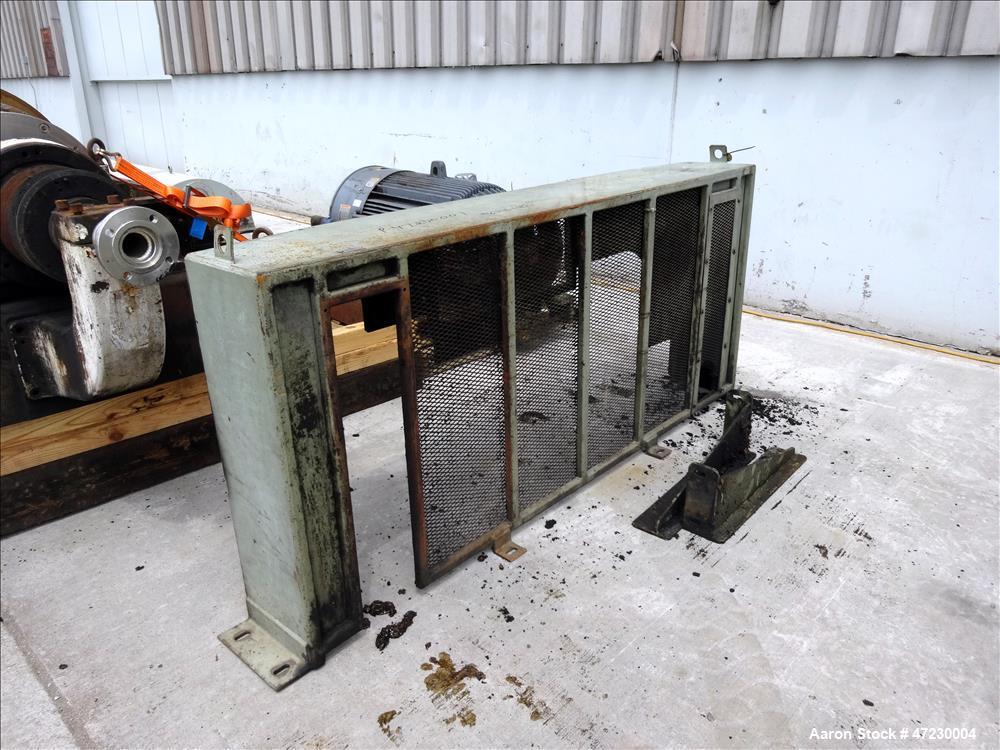 Used:- Alfa Laval / Sharples SG-15 Super-D-Canter Centrifuge. 316/317 Stainless steel Construction (product contact area), maximum bowl speed 2600 rpm, 360 degree solid discharge ports with sintered ...