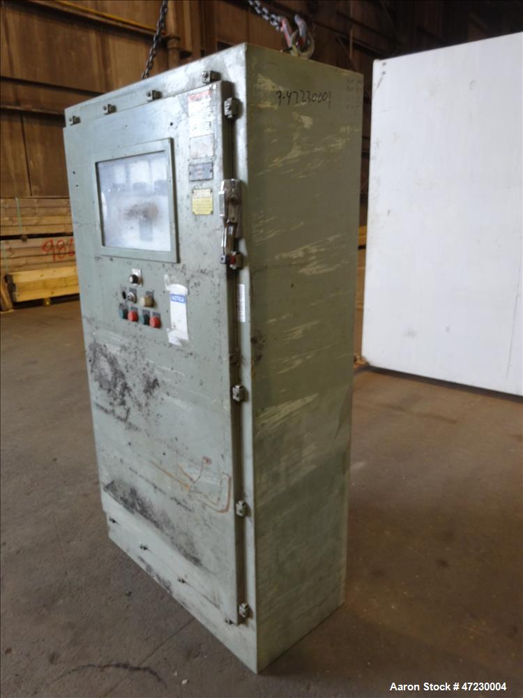 Used:- Alfa Laval / Sharples SG-15 Super-D-Canter Centrifuge. 316/317 Stainless steel Construction (product contact area), maximum bowl speed 2600 rpm, 360 degree solid discharge ports with sintered ...