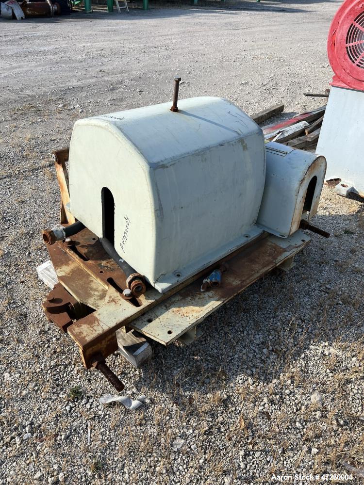 Used:- Alfa Laval / Sharples SG-15 Super-D-Canter Centrifuge. 316/317 Stainless steel Construction (product contact area), maximum bowl speed 2600 rpm, 360 degree solid discharge ports with sintered ...