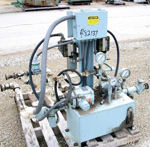 USED: Sharples XM-505 Super-D-Canter Centrifuge. 317/316 stainless steel construction on product contact areas. Max bowl speed 2800 rpm, 8" single lead tru-axial design conveyor with STC wear protect...