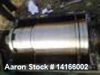 Used Sharples/Tomoe P 1500 (MND 25) Decanter Centrifuge. Max. bowl speed: 4800 rpm. Max. spec. gravity: 2.1. Max. oper. temp: 100 degrees C.