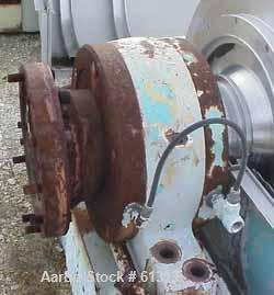 Used Sharples P-5400 Super-D-Canter Centrifuge base, carbon steel construction