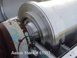 Used Sharples P-5400 Super-D-Canter Centrifuge base, carbon steel construction