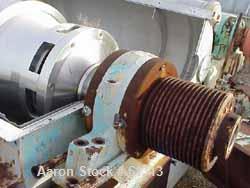 Used Sharples P-5400 Super-D-Canter Centrifuge base, carbon steel construction
