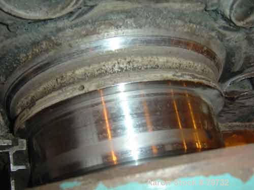 USED: Sharples P-5400 Super-D-Canter centrifuge, 316 stainless steelconstruction on product contact areas, 8.5" single lead conveyor withsintered tungsten carbide wear protection tiles, large body co...