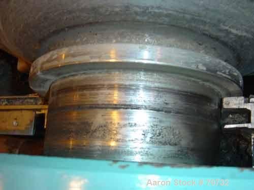USED: Sharples P-5400 Super-D-Canter centrifuge, 316 stainless steelconstruction on product contact areas, 8.5" single lead conveyor withsintered tungsten carbide wear protection tiles, large body co...