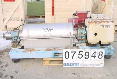 Used Sulzer Escher Wyss Decanter Centrifuge, Type ZDC-30