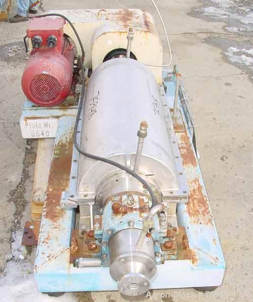 Used Sulzer Escher Wyss Decanter Centrifuge, Type ZDC-30