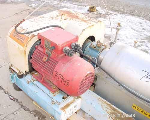 Used Sulzer Escher Wyss Decanter Centrifuge, Type ZDC-30