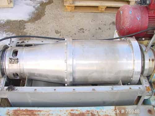 Used Sulzer Escher Wyss Decanter Centrifuge, Type ZDC-30