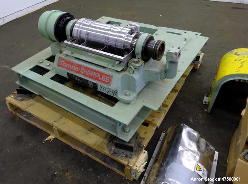 Used Tomoe / Sharples P-660 Super-D-Canter Centrifuge. 316 Stainless Steel cons