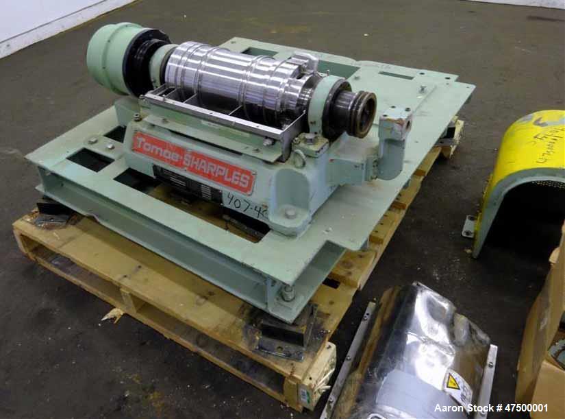 Used- Tomoe / Sharples P-660 Super-D-Canter Centrifuge. 316 Stainless Steel cons