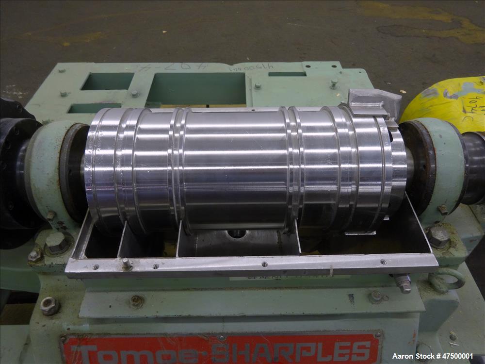 Used Tomoe / Sharples P-660 Super-D-Canter Centrifuge. 316 Stainless Steel cons