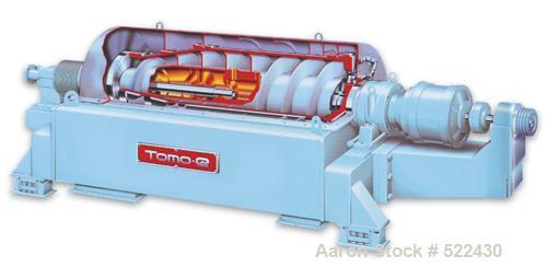 Unused-NEW: Tomoe PTM-540 Super-D-Canter  Centrifuge. 316/317 stainless steel construction on product contact areas, single lead conveyor with wear protection, wear lined solids discharge ports, adju...