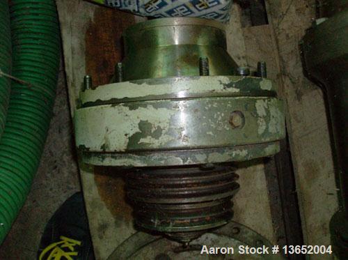 Used Veronesi MDA-700 Solid Bowl Decanter Centrifuge. 316 Stainless steel construction on product contact parts. Max bowl speed 4600 rpm, 2 phase separation (liquid/solids), 1.17" (30 mm) single lead...