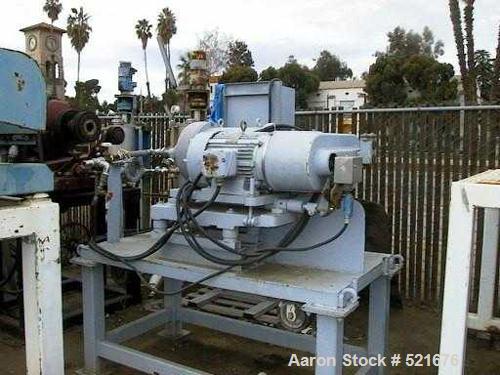USED: Westfalia CA-220-000 solid bowl decanter centrifuge. 316 stainless steel wetted part construction, casing, Cyclo gearbox, 15 hp main drive and sub-base, unitized on stand, control.