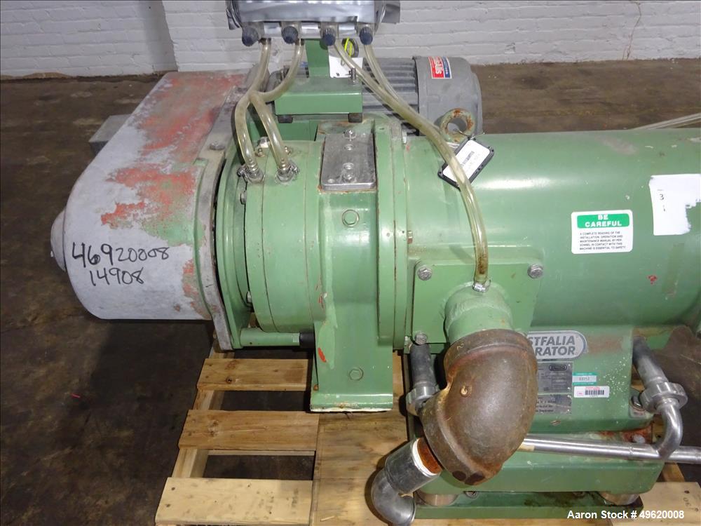 Used Westfalia CA-226-290 Solid Bowl Decanter Centrifuge