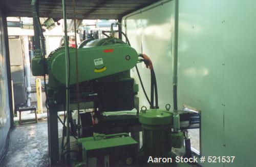 USED: Mobile separation system with a Westfalia CA-365-01-12 solid bowl decanter centrifuge, stainless steel construction on product contact areas, drive motor, solids discharge conveyor, control. Ce...
