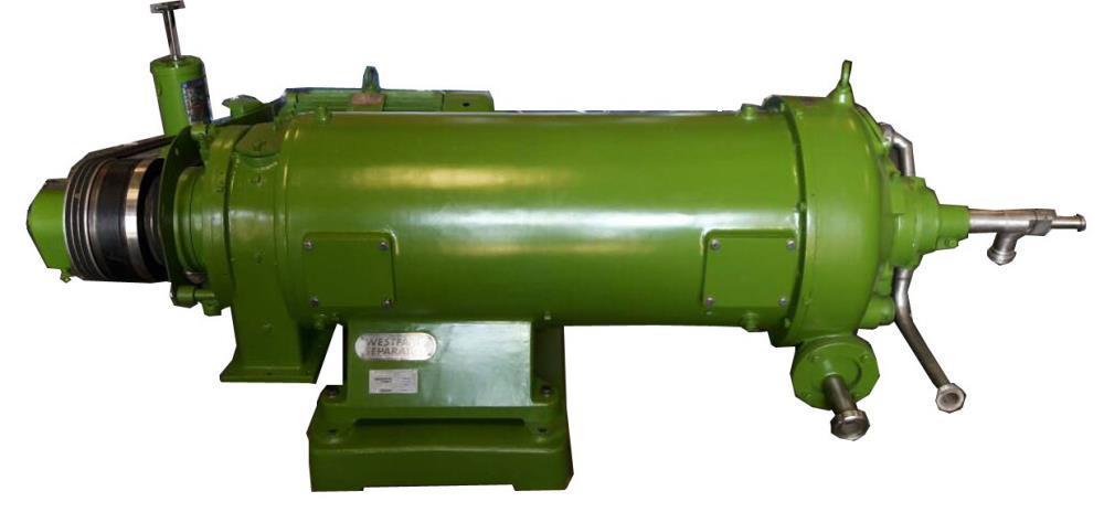 Used Westfalia Decanter Centrifuge, Model CA 366-29-00