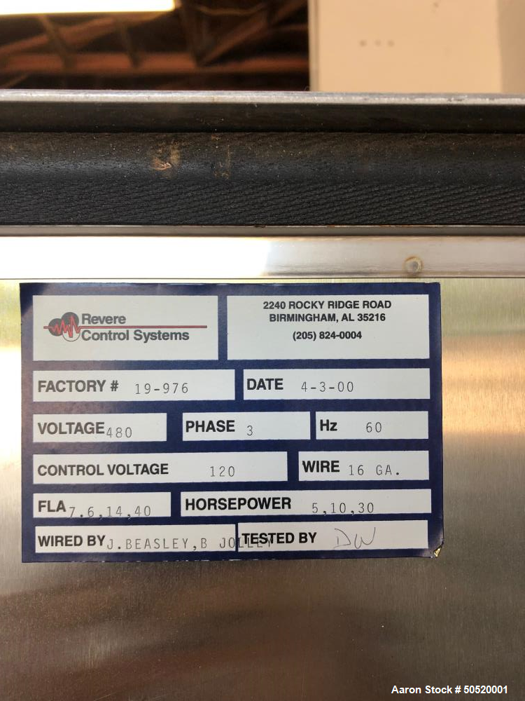 Used Westfalia Decanter Centrifuge; Model CA-450-00-02