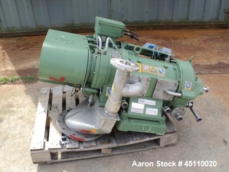 Used Westfalia Solid Bowl Decanter Centrifuge, Model CA221-21-00