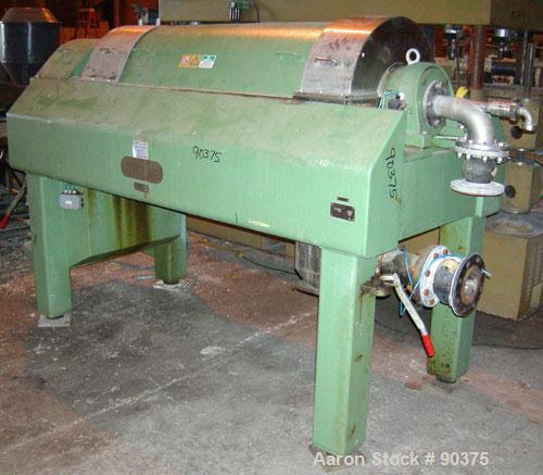 Used Westfalia Solid Bowl Decanter Centrifuge, CA-450-00-32