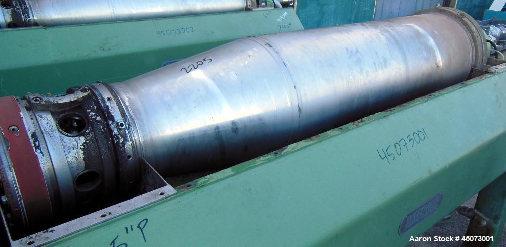 Used Stainless Steel Westfalia Solid Bowl Decanter Centrifuge
