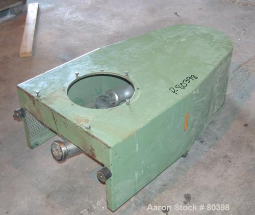 USED: Westfalia CA-505-01-12 solid bowl decanter centrifuge, 316 stainless steel construction on product contact areas. Max bowl speed 3500 rpm, 6" (160mm) single lead conveyor with welded hardfacing...