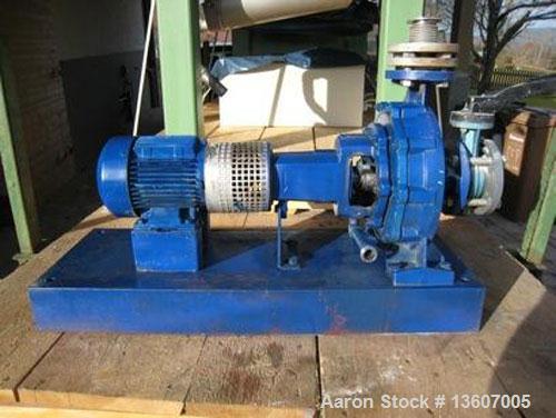 Used- Westfalia CB-300-01-00 solid bowl Decanter Centrifuge.Material of construction is stainless steel on product contact p...